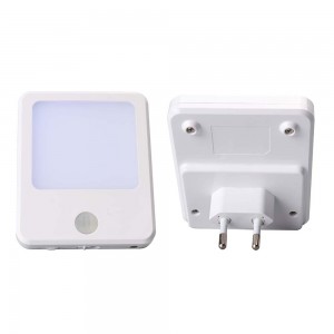 EU Wall plug in home safety baby kids warm soft led night light with auto on dusk to down sensor