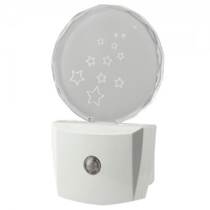 Trending Products China Unique Round Shaped with stars pattern Multicolor Changing Mini LED Light Night Lamp